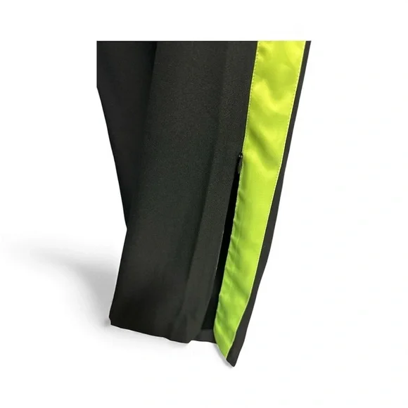 Michael Kors Black And Neon Yellow Athletic Pants - Picture 3 of 6